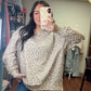 Spring Forward Sweatshirt- Leopard