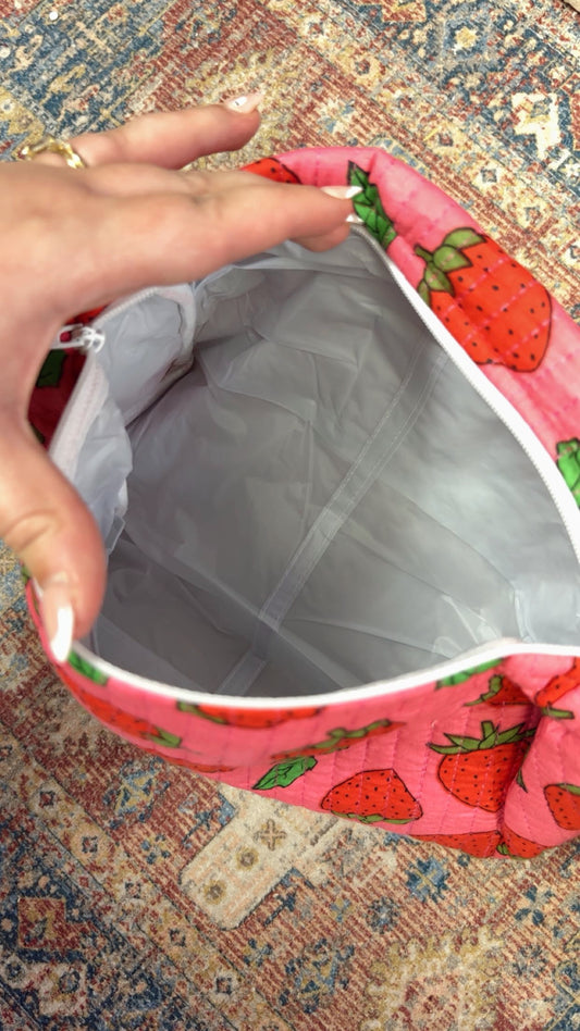 Hand Quilted Makeup Bags