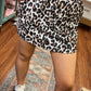 Side Hustle Leopard Skort
