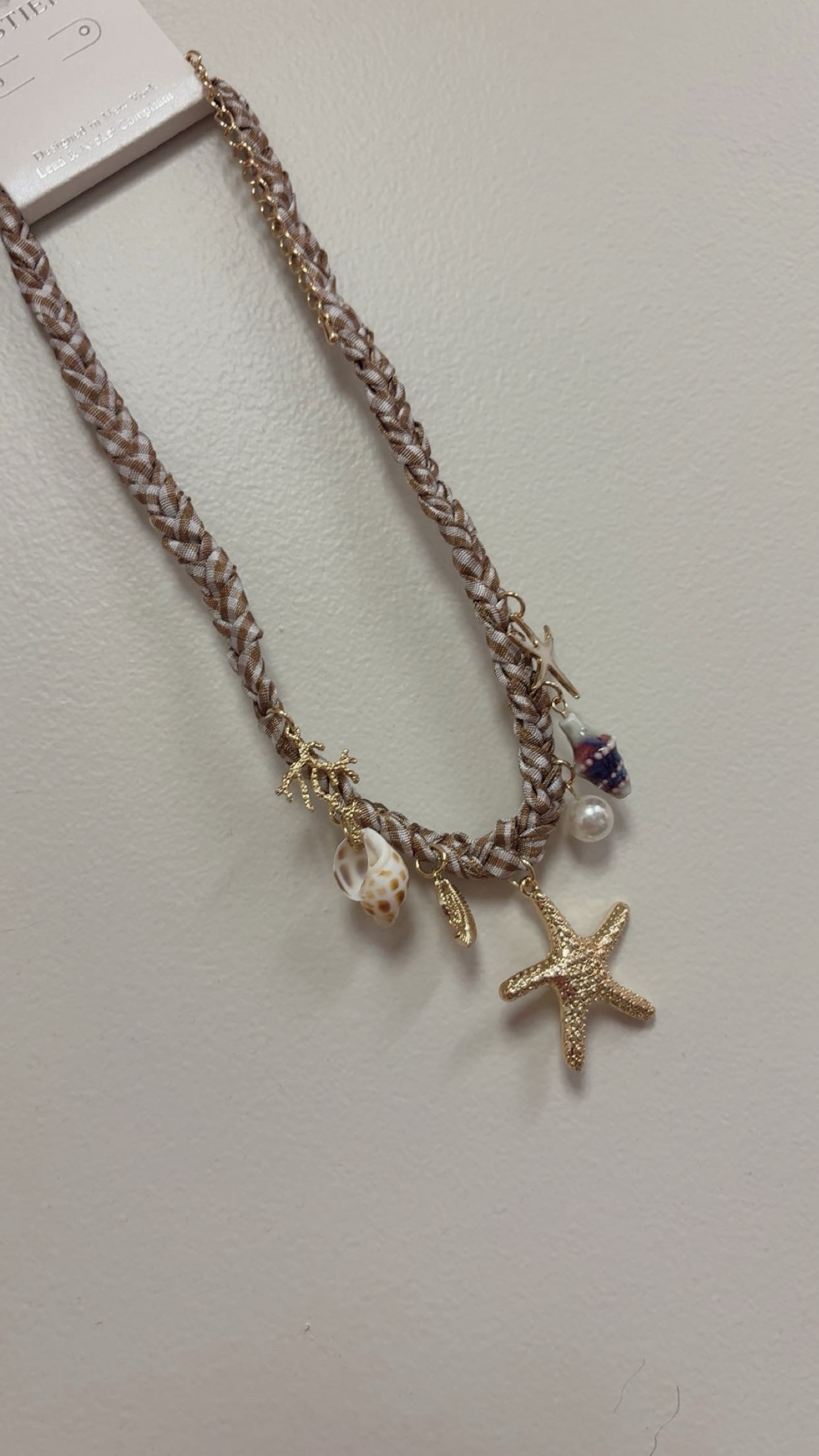 Seashell Charm Necklace