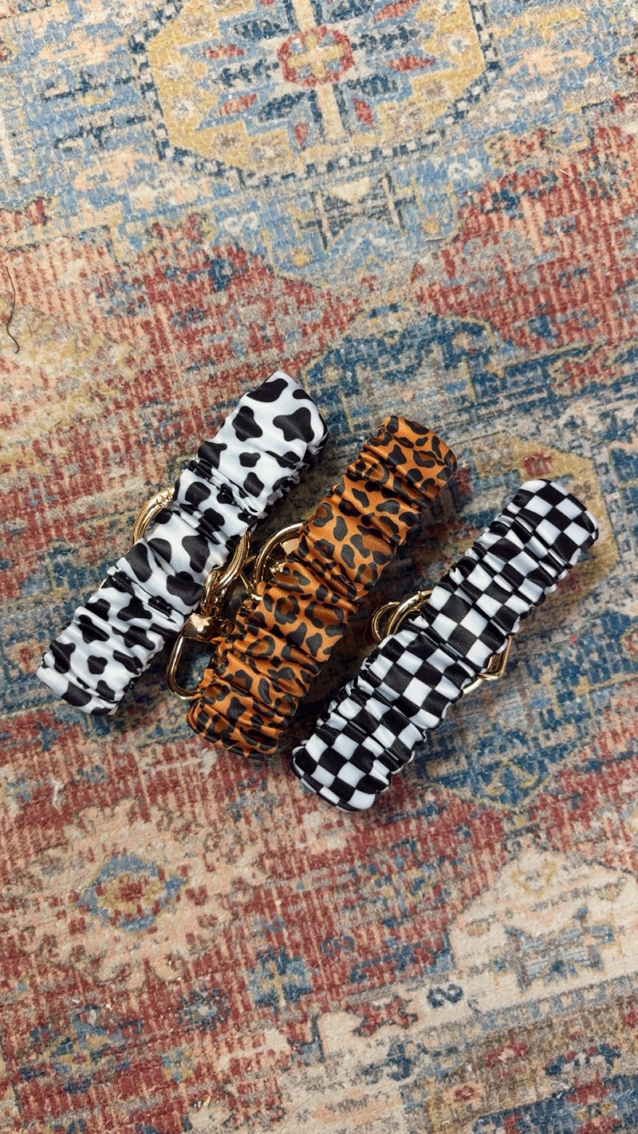 Elastic Keychain Wristlet