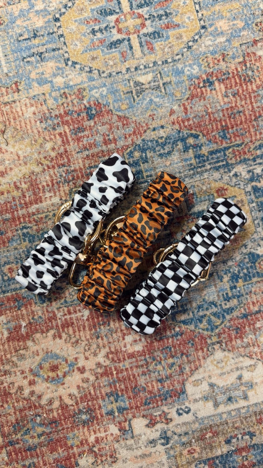 Elastic Keychain Wristlet