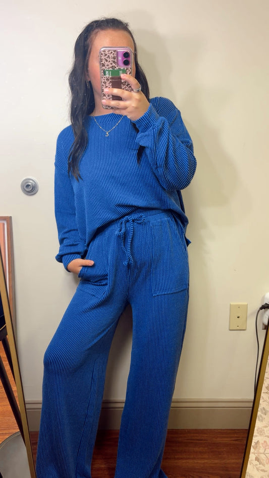 Cozy Girl Set - Blue