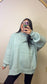 Fall Necessity Oversized Sweater - Sea Angel
