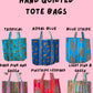 Hand Quilted Tote Bags