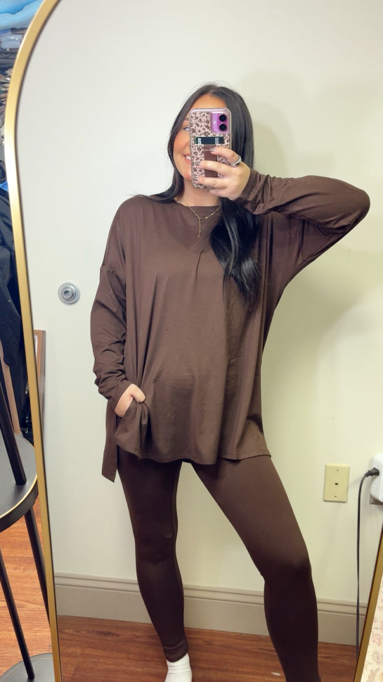 Timeless Legging Set - Brown