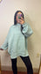 Fall Necessity Oversized Sweater - Sea Angel