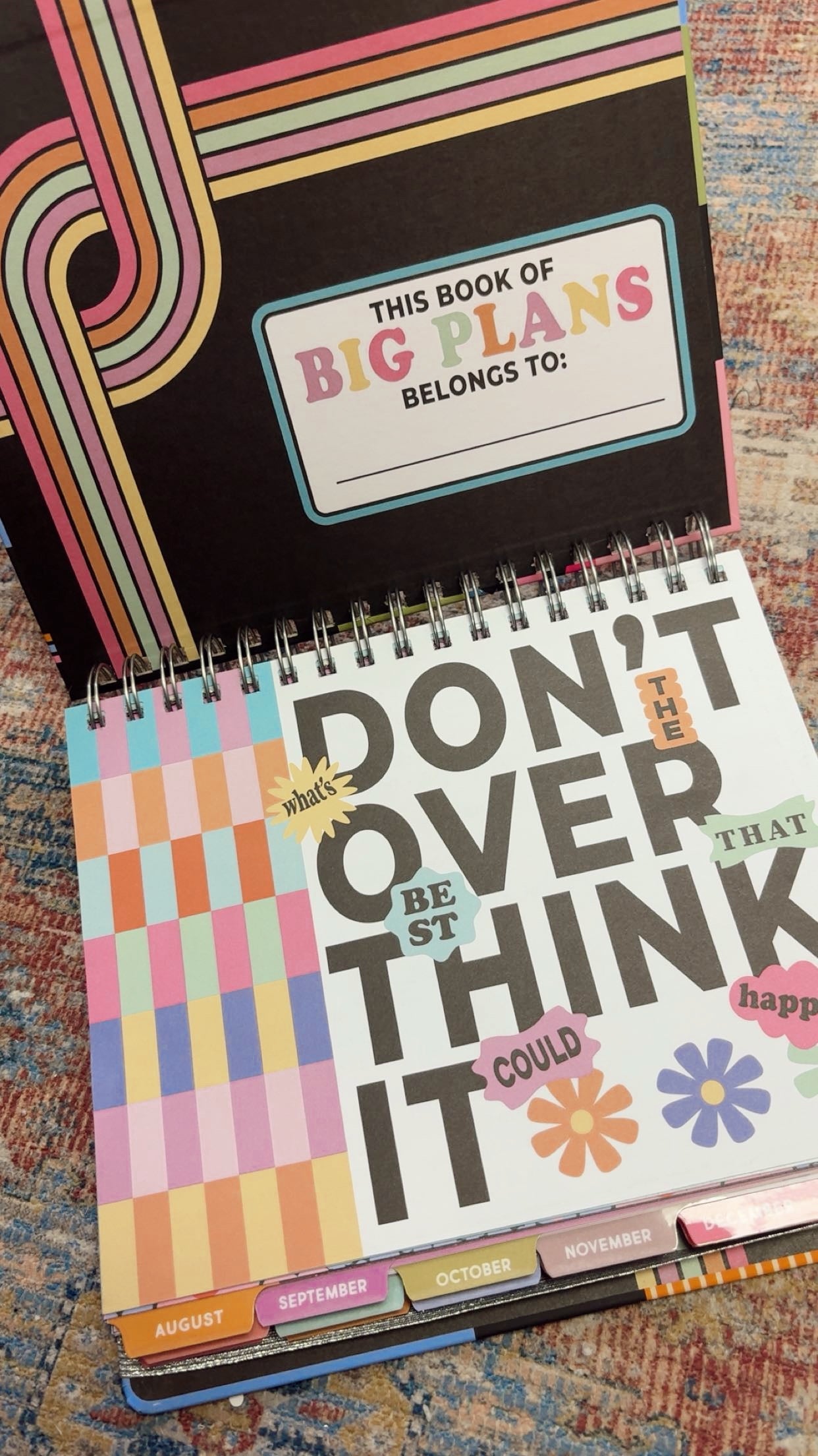 Girly Pop 17 Month Planner