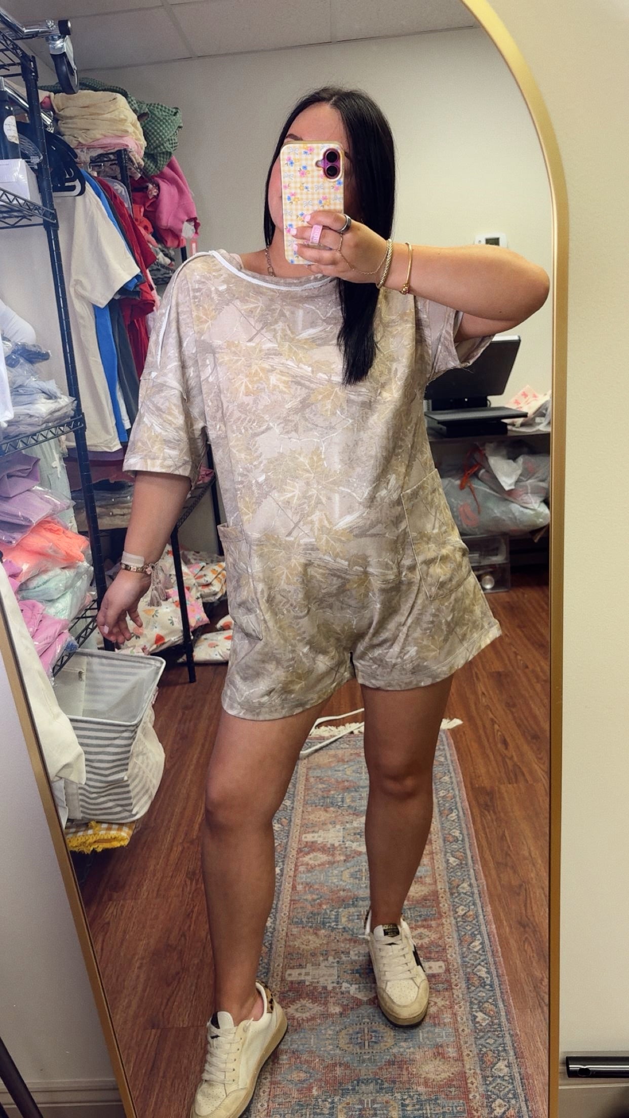 Woodland Camo Romper