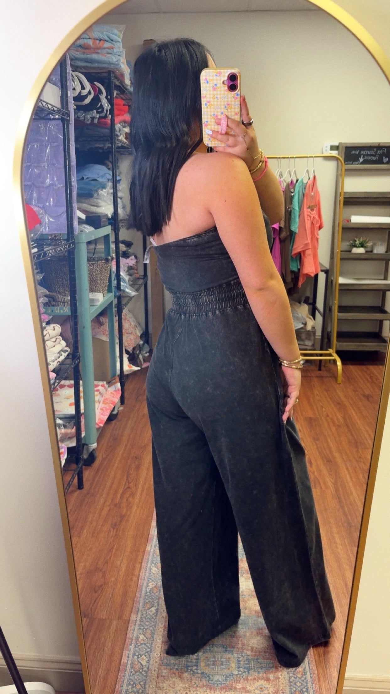 Look Again Strapless Jumpsuit