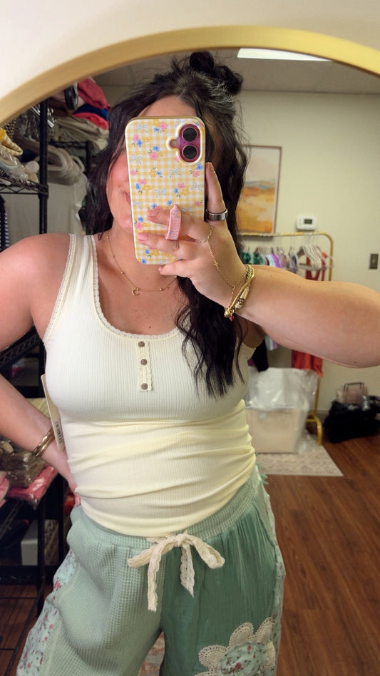 Everyday Put Together Tank - Creamy Yellow