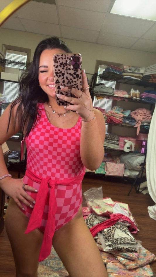 Checker Swimsuit