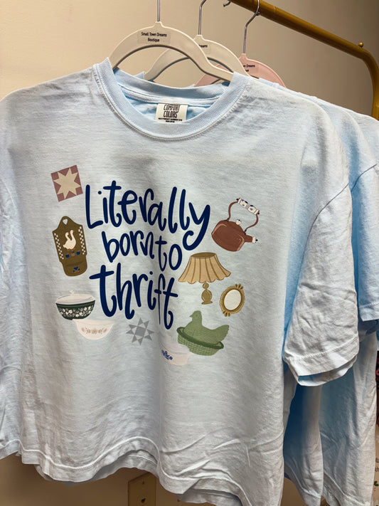 Born To Thrift Boxy Tee
