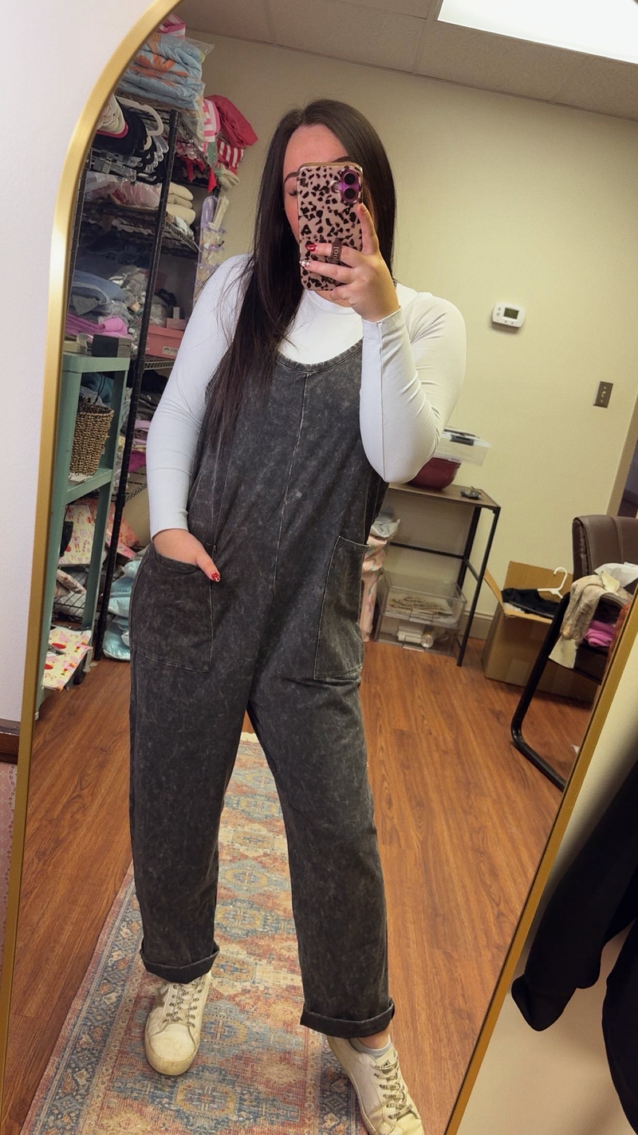 Everyday Jumpsuit- Washed Black