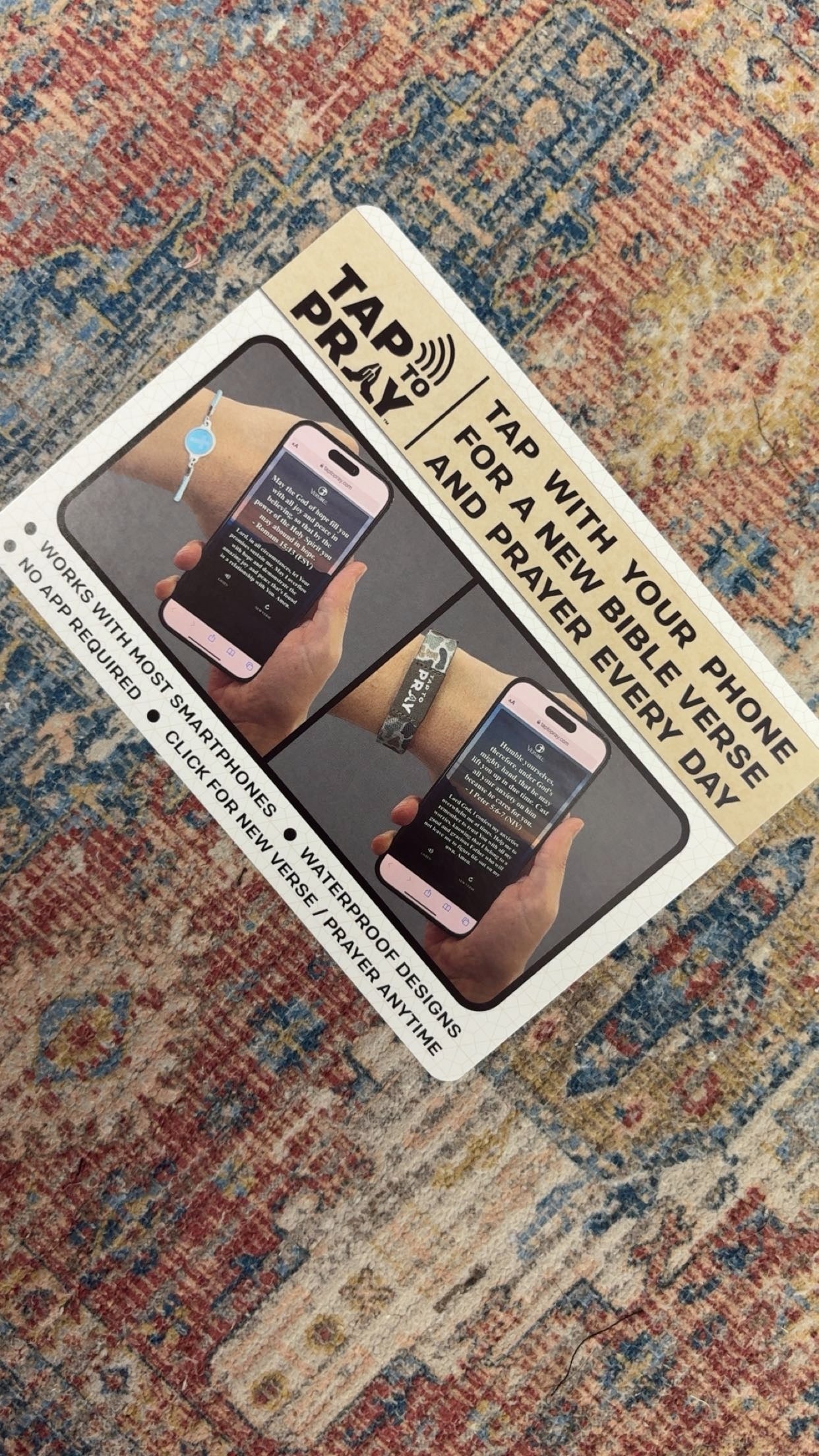 Tap To Pray Bracelets