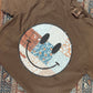 Fall Patchwork Smiley Tee