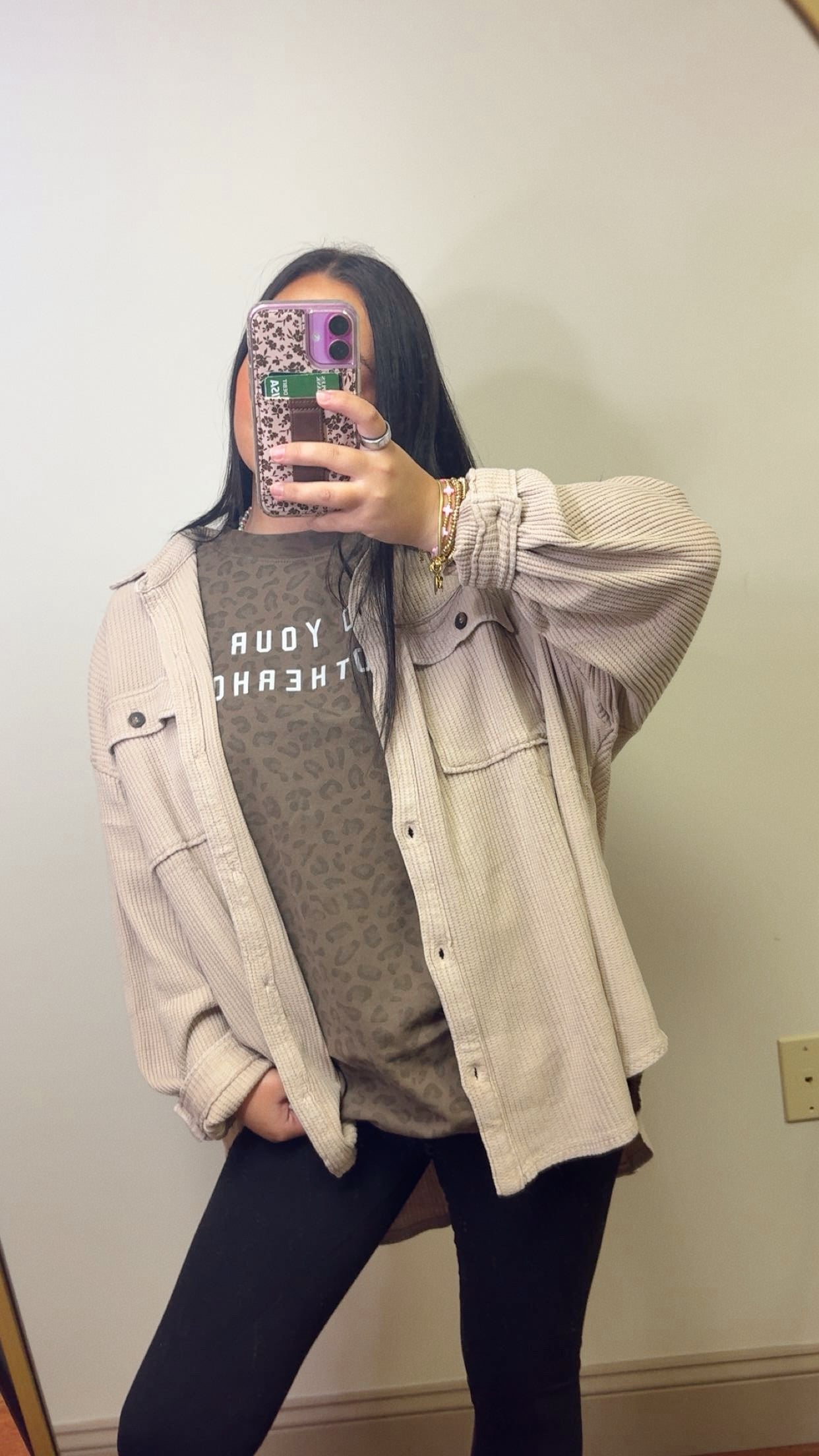 Hometown Honey Waffle Shacket