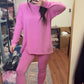 Timeless Long Sleeve Set- Pink