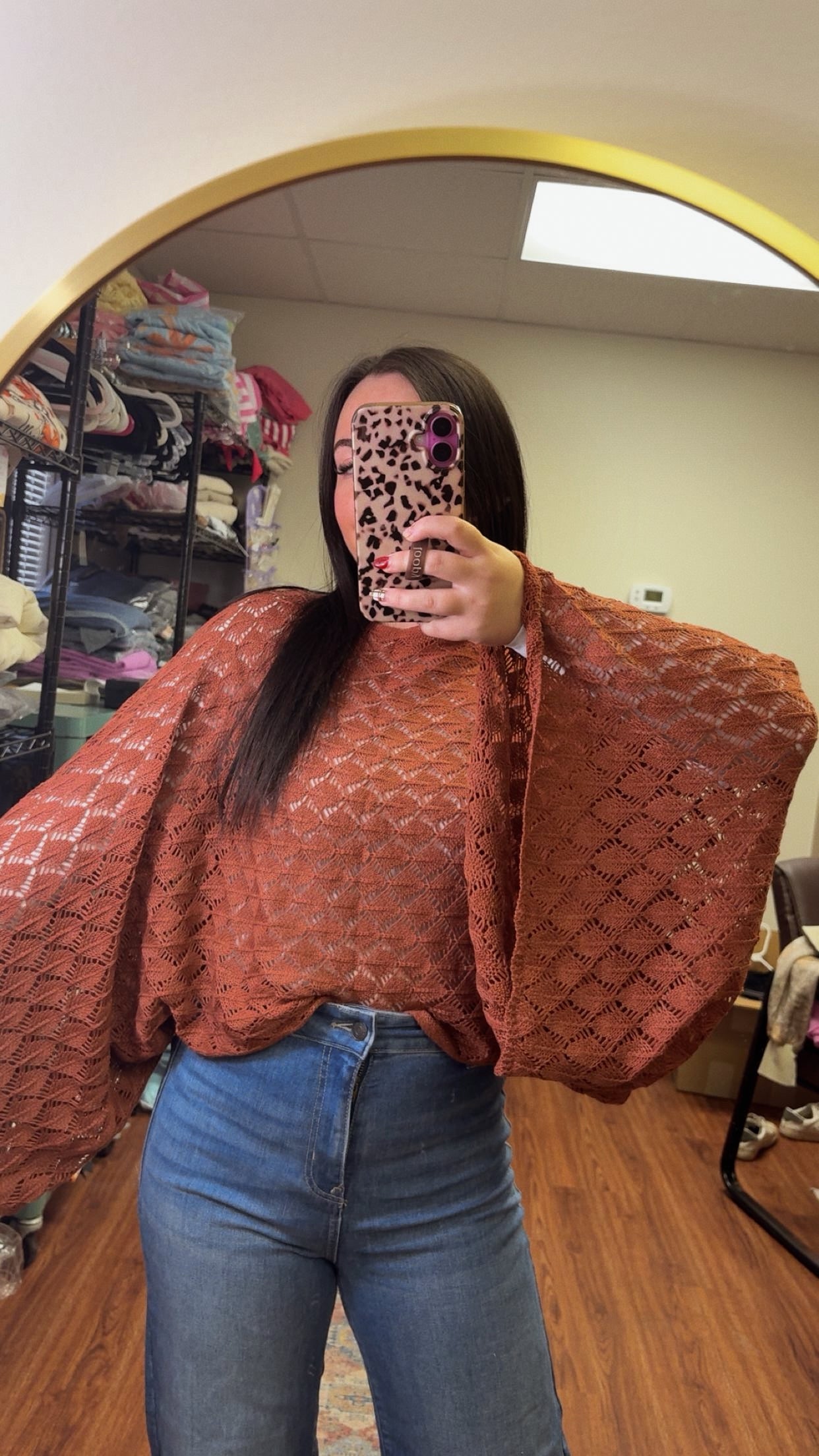 Free Spirit Bell Sleeve Top