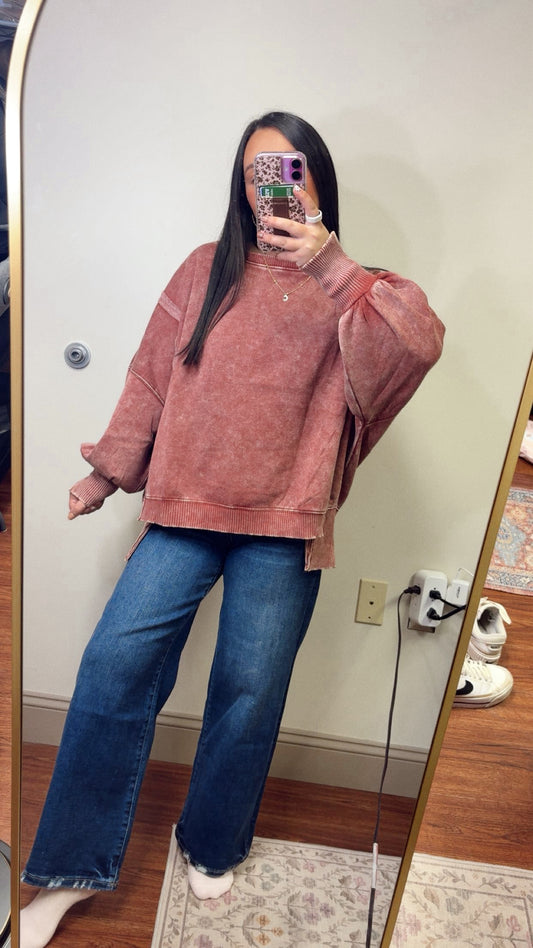 Midnight Cropped Wide Leg Jeans