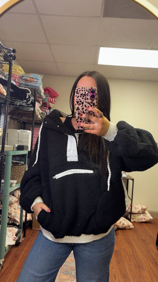 All Bundled Up Sherpa Pullover