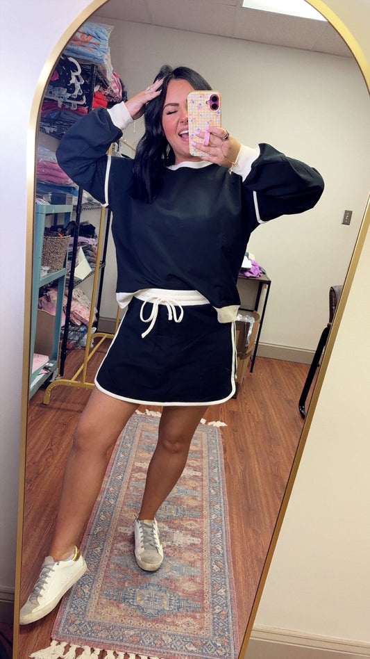 Athleisure Queen Set- Black