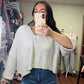Isabella Sweater- Heather Gray