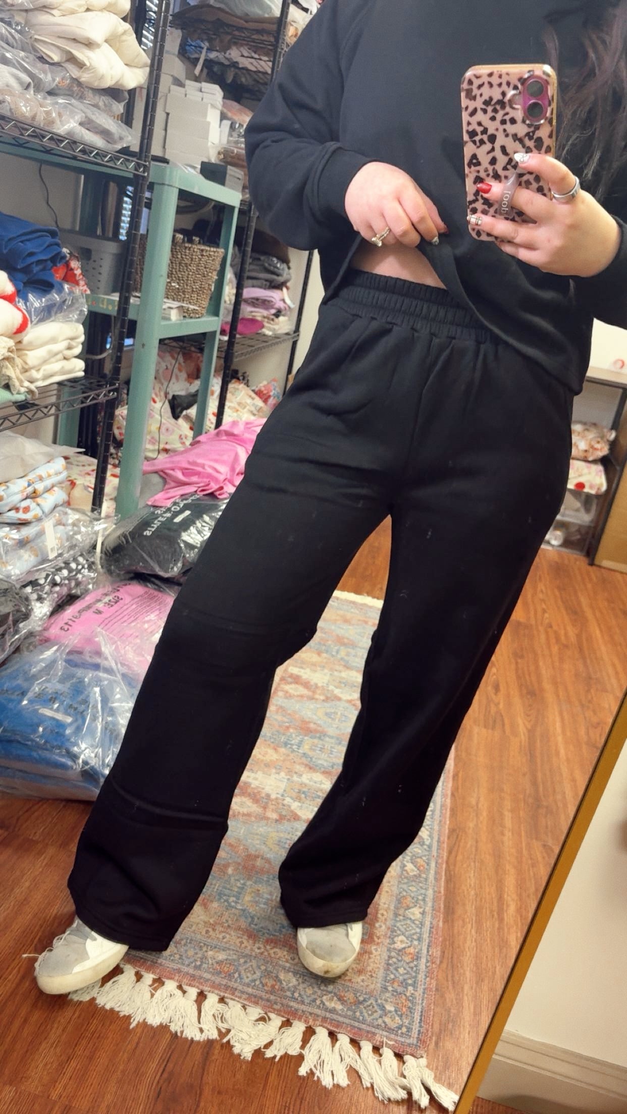 Snowy Day Set- Black