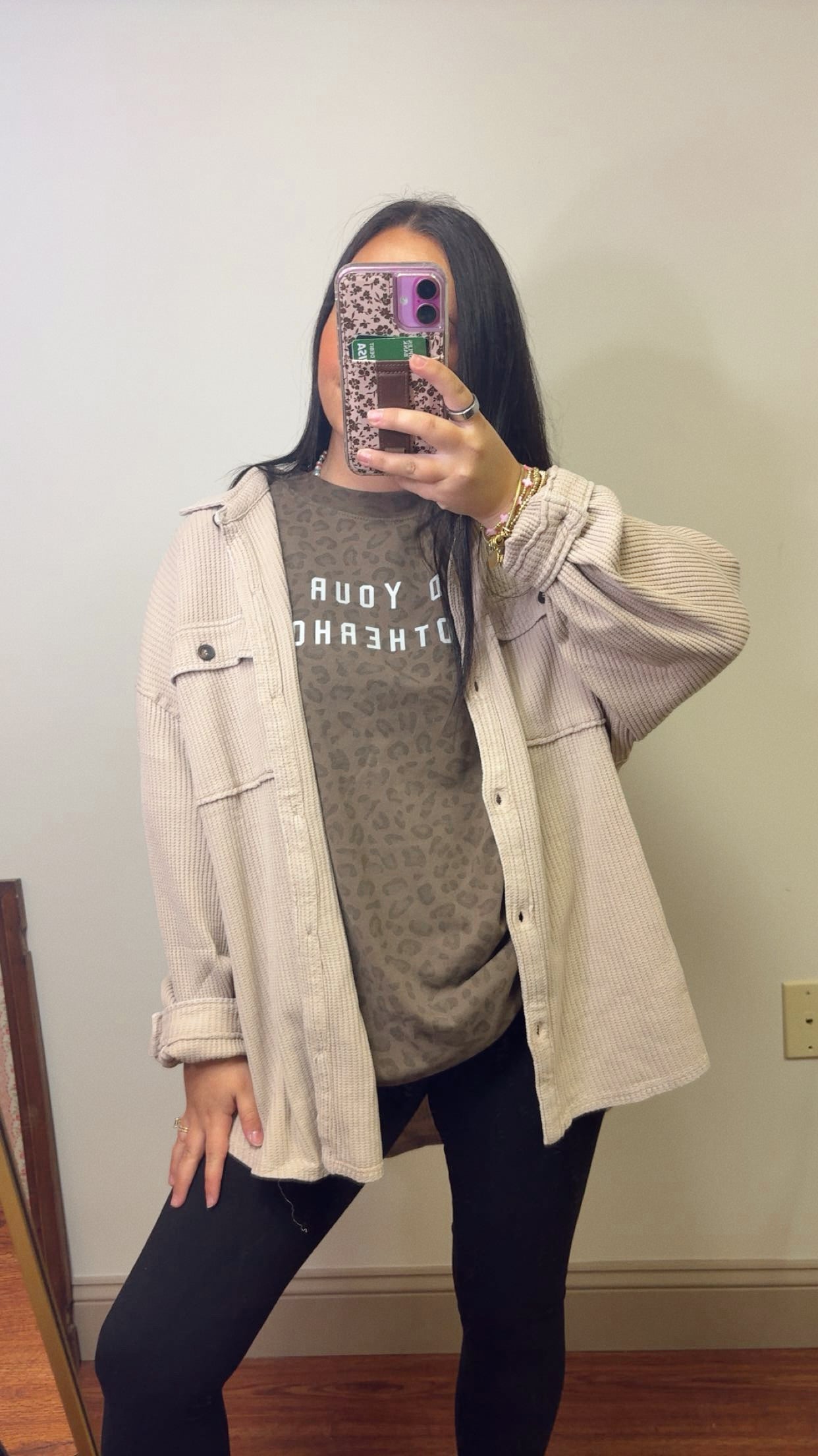 Hometown Honey Waffle Shacket