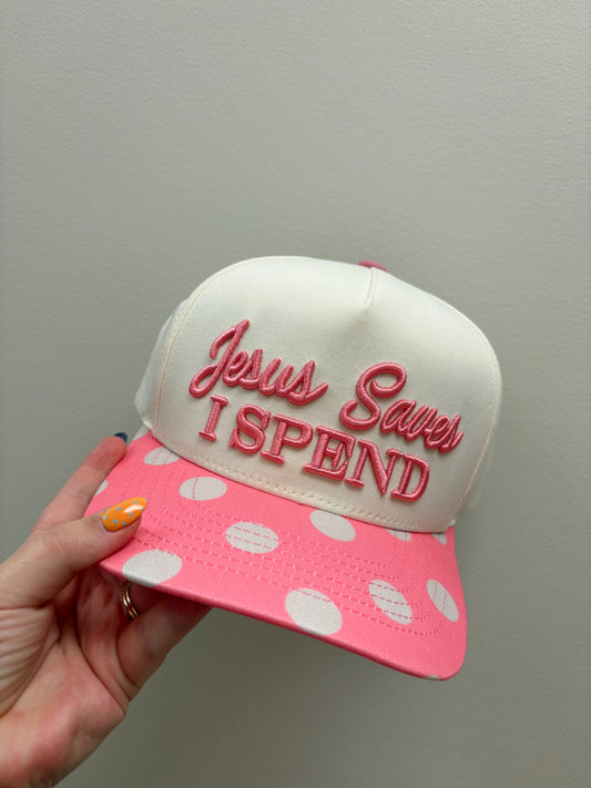 Jesus Saves Polka Dot Hat