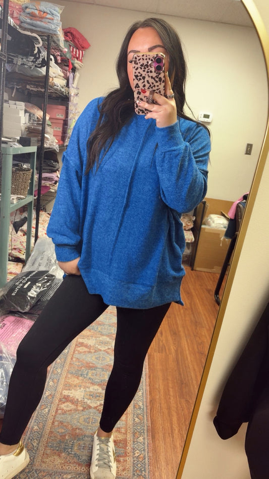 Winter Chill Top- Blue