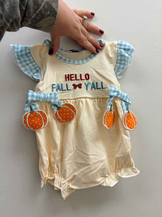 Hello Fall Romper