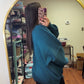 Downtown Oversized Sweater- Teal