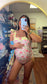 Floral Rainbow Swim Set