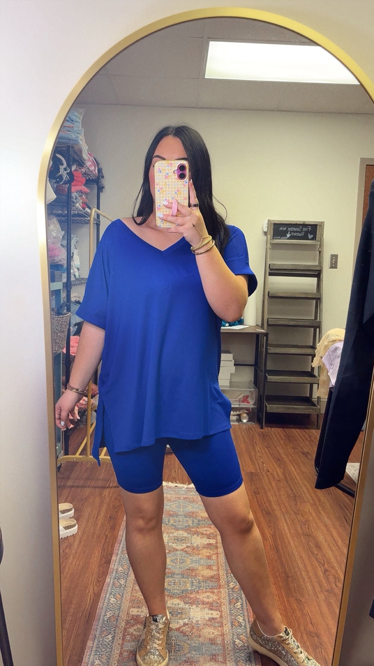 Timeless Biker Set- Bright Blue