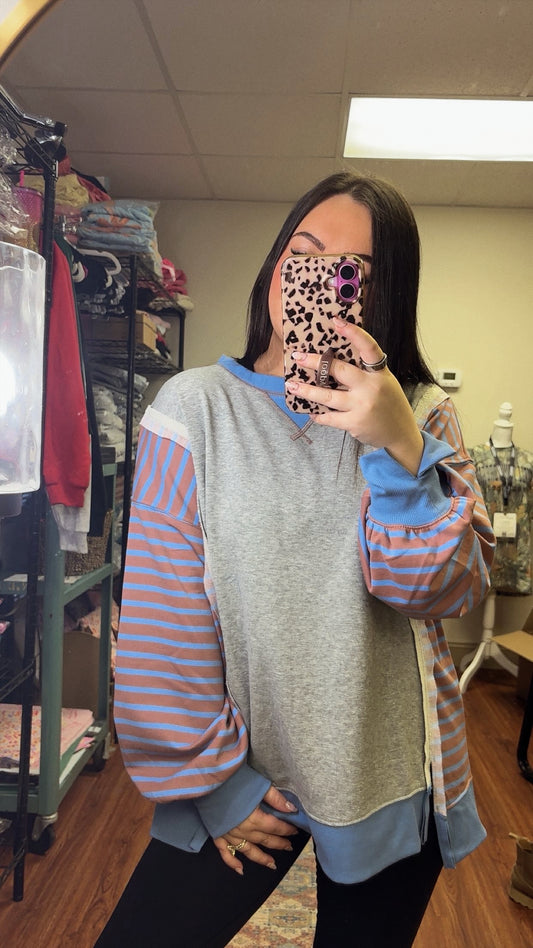 Spring Whisper Stripe Pullover