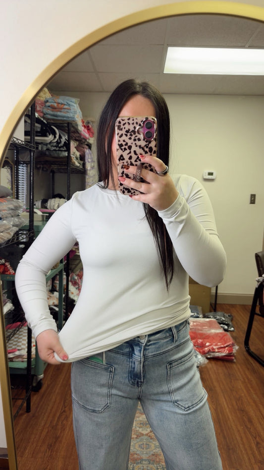 Buttery Soft Long Sleeve- Bone