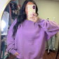 Purple Rain Oversized Sweatshirt