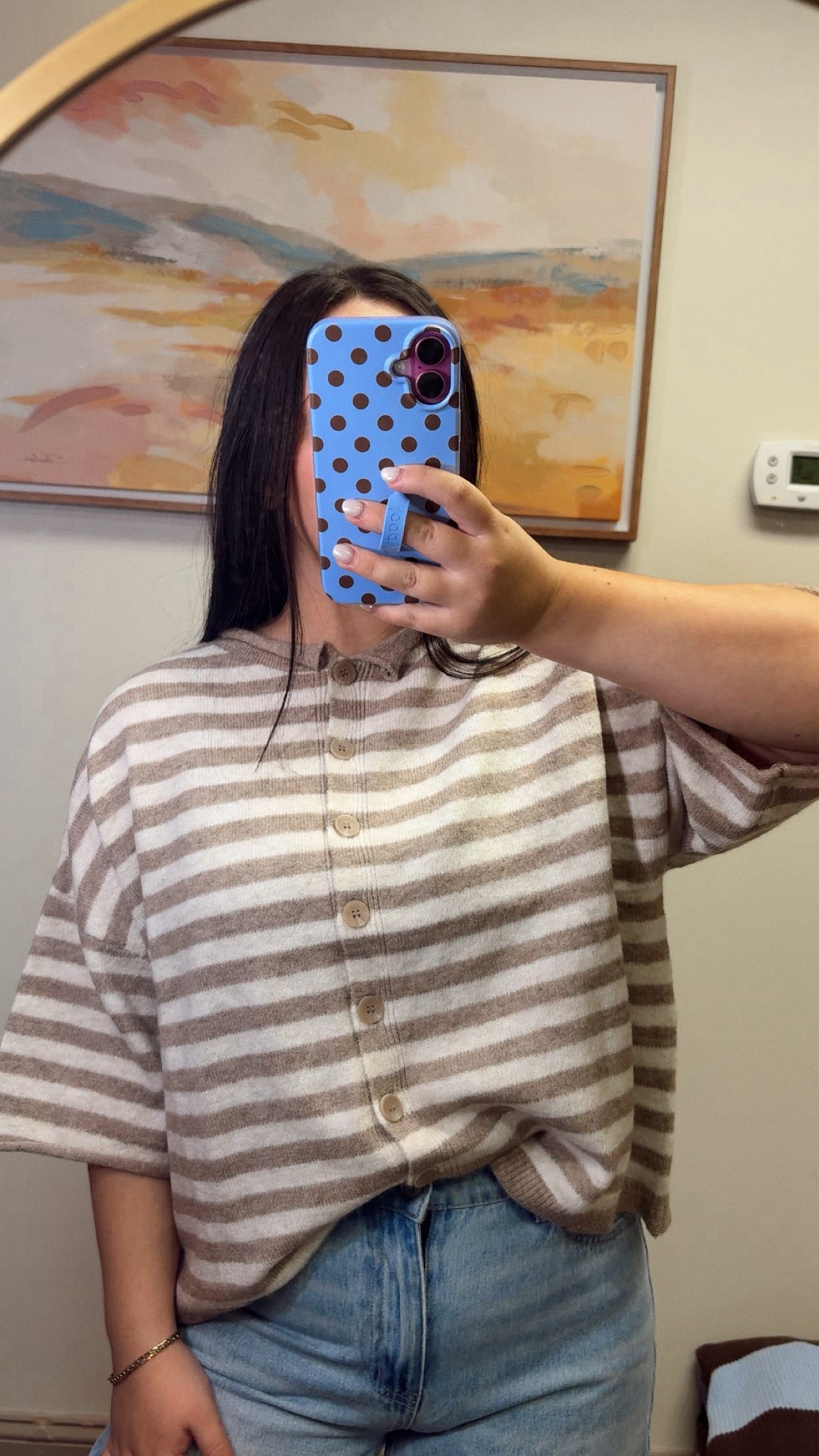 Brown Sugar Stripe Sweater