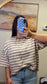 Brown Sugar Stripe Sweater