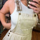 Sunset Swirl Overalls- Oatmeal