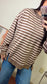Thankful Striped Sweatshirt