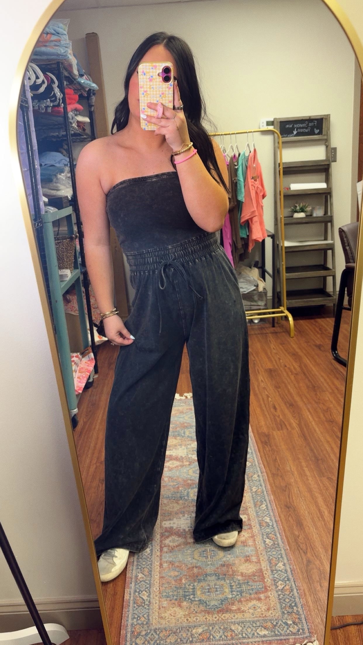 Look Again Strapless Jumpsuit