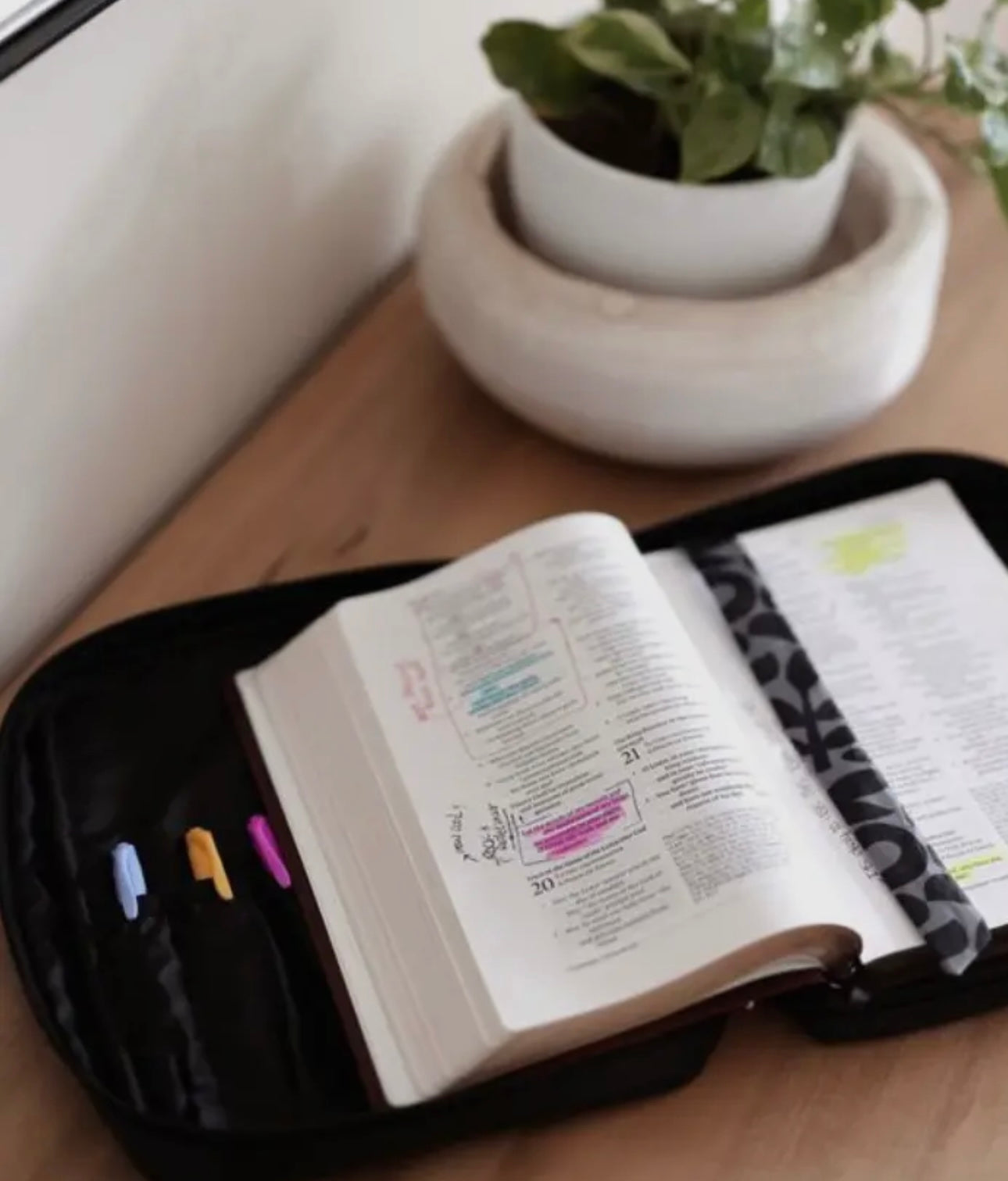 Faith First Floral Bible Cover