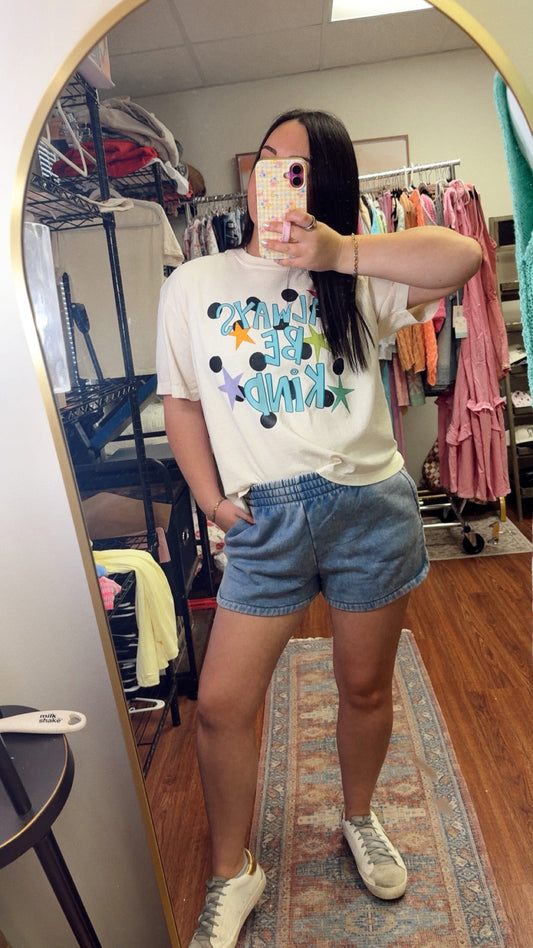 Love To Lounge Shorts - Dusty Blue
