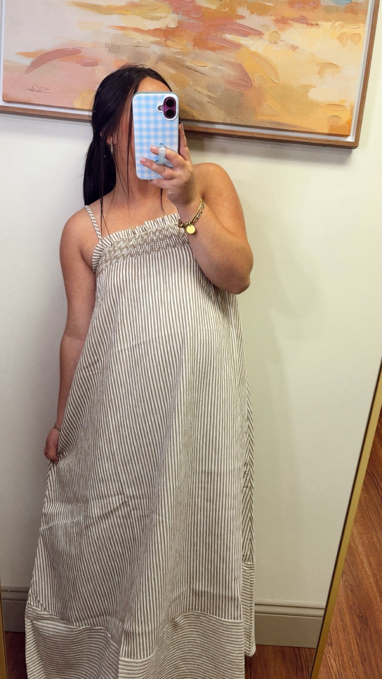 Sandy Toes Stripe Dress
