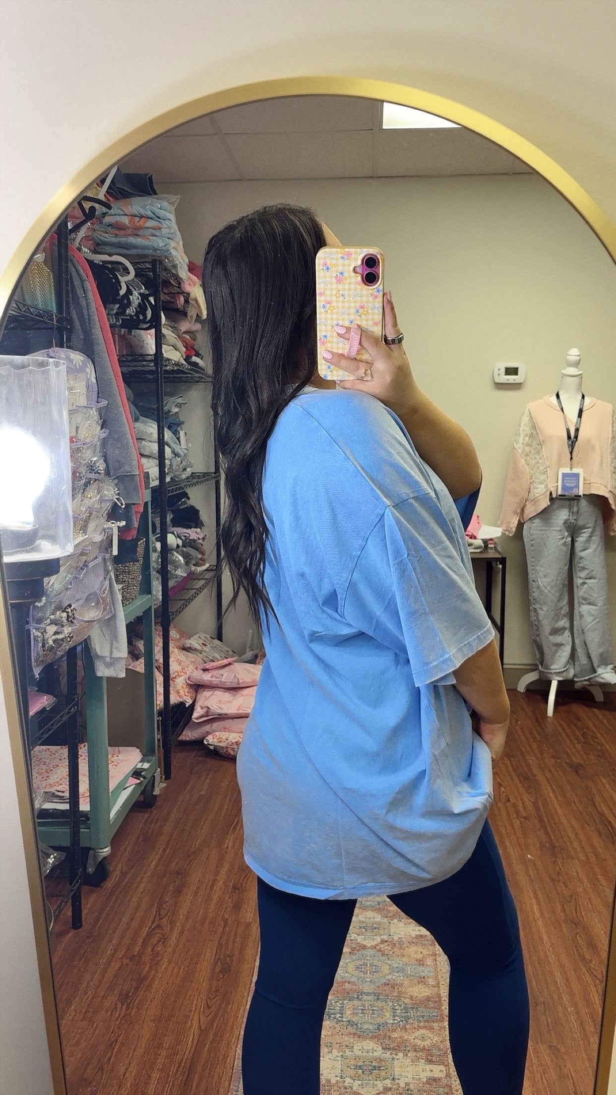 The Necessity Oversized Tee- Blue