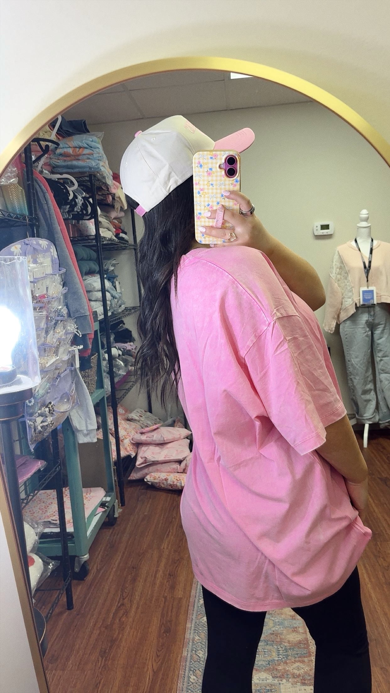 The Necessity Oversized Tee- Pink