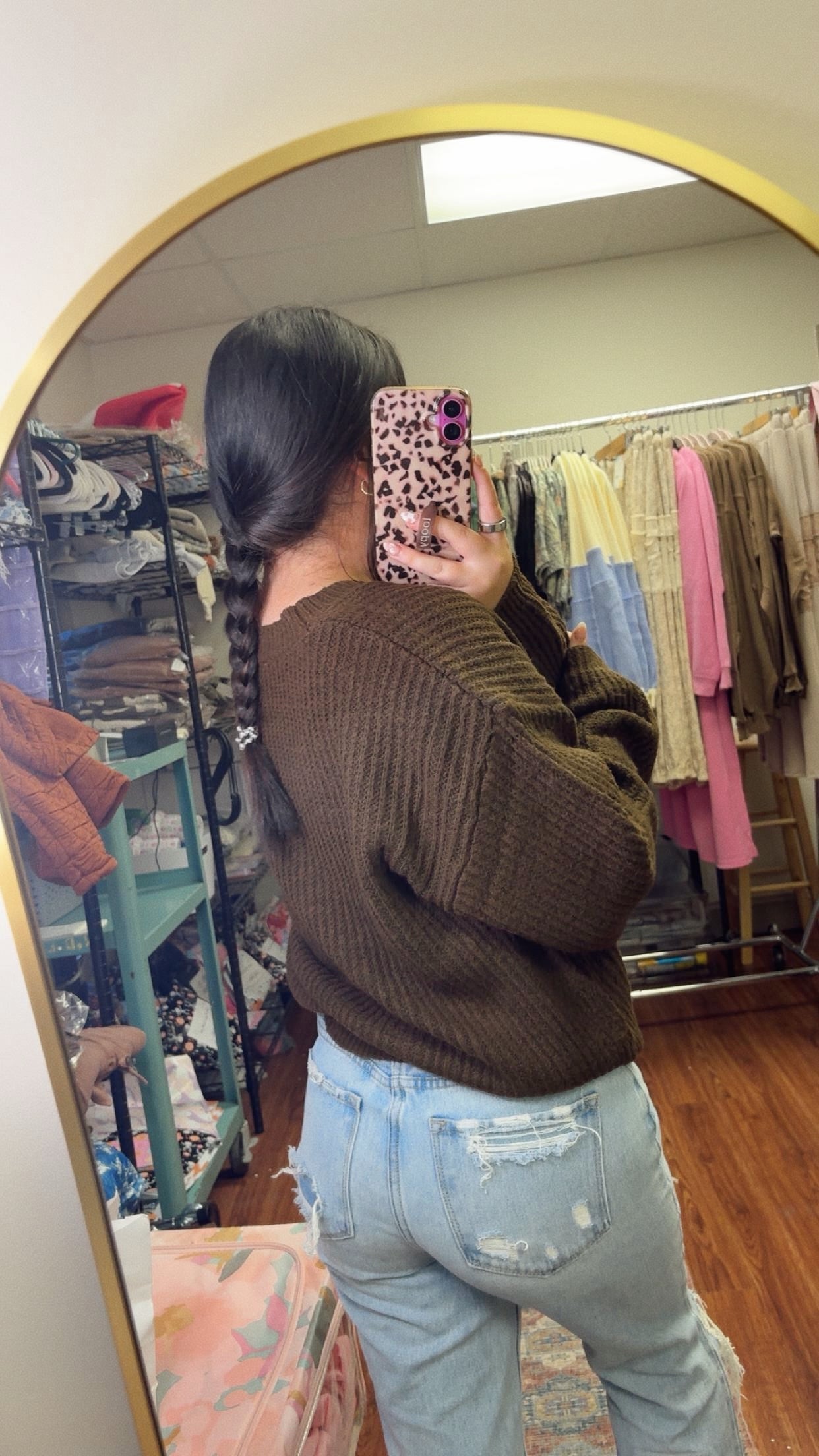 Chocolate Drop Sweater