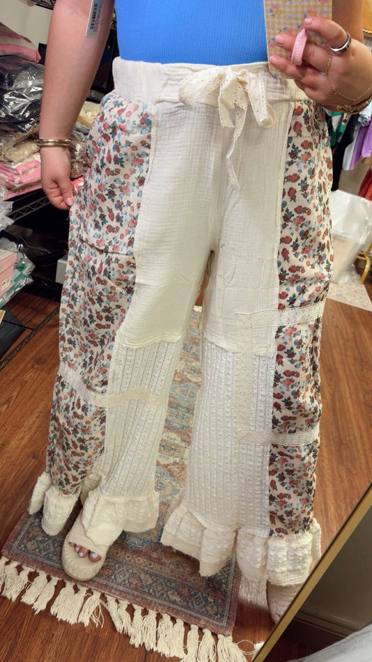 Berry Blossom POL Pants